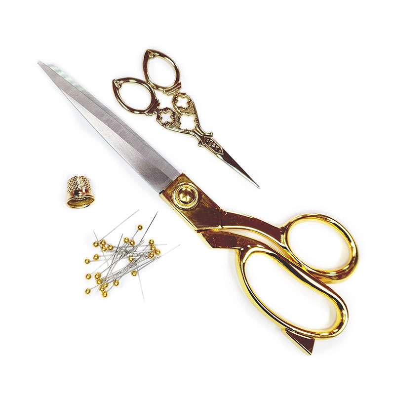 Premium Scissor Set 4pc - Gold - Image 2