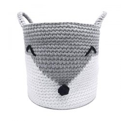Retwisst Fox Toy Basket Kit - Grey/White Bs-008