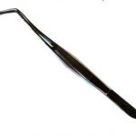 Stainless Steel Bent Nose Tweezers