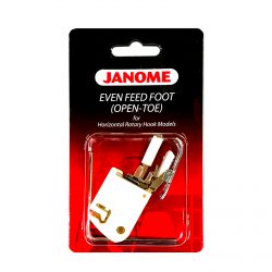 Janome Open Toe Even Feed (Walking) Foot Low Shank 7mm