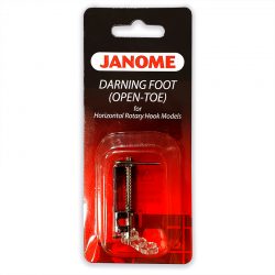 Janome Open Toe Darning Foot (Low Shank)