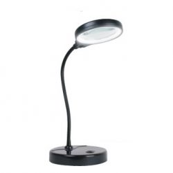 Triumph LED Desktop Magnifying Lamp - Black