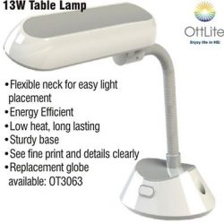 OttLite 13w Refresh Table Lamp