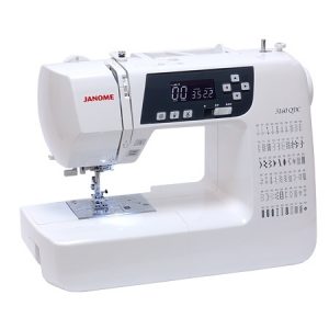 Computerised sewing machine.