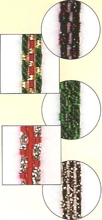 Corded Braid Examples using the Janome Cording Foot