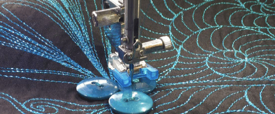 Janome T Foot for sewing buttons onto garments using a sewing machine