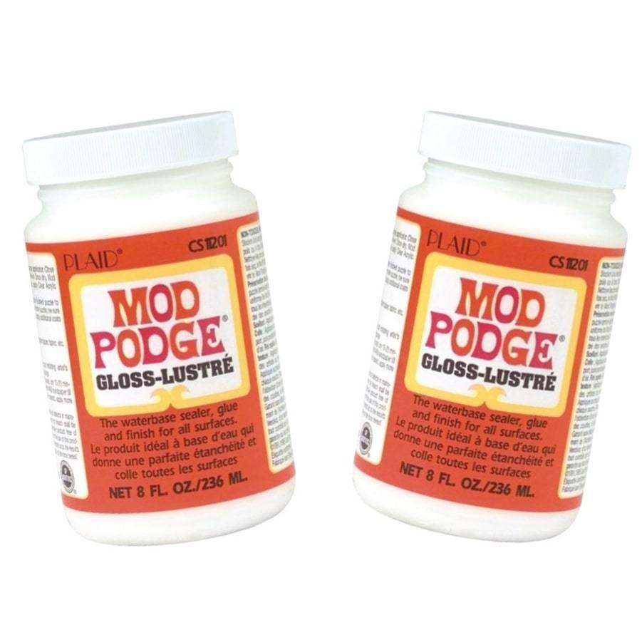 2x Mod Podge Gloss Waterbase Glue, Sealer & Finisher