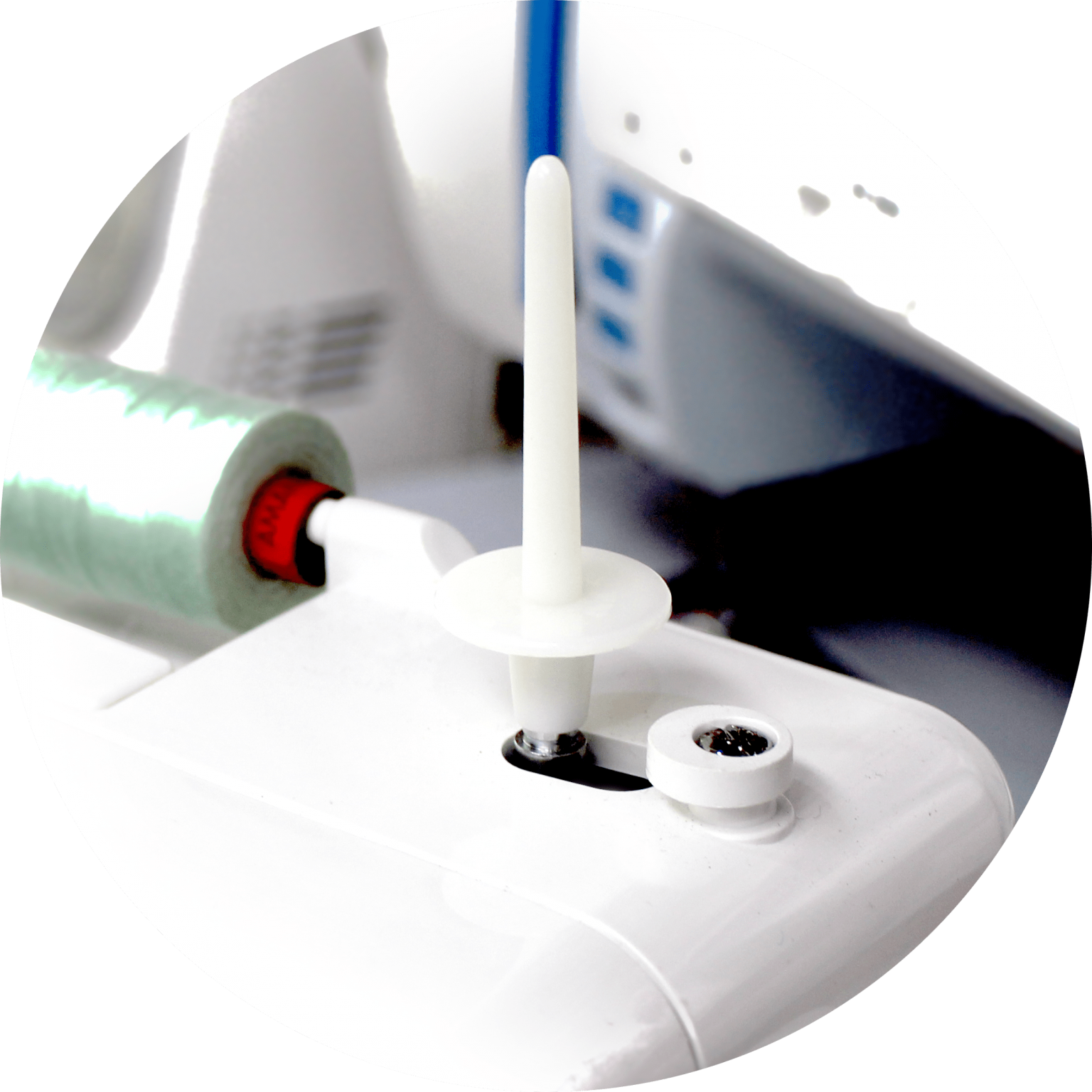 Additional Spool Pin for Bobbin Winder Janome Sewing Centre Everton Park