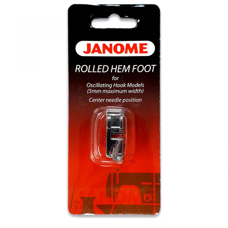 Janome Rolled Hem Foot 5mm Get Perfect Delicate Hems