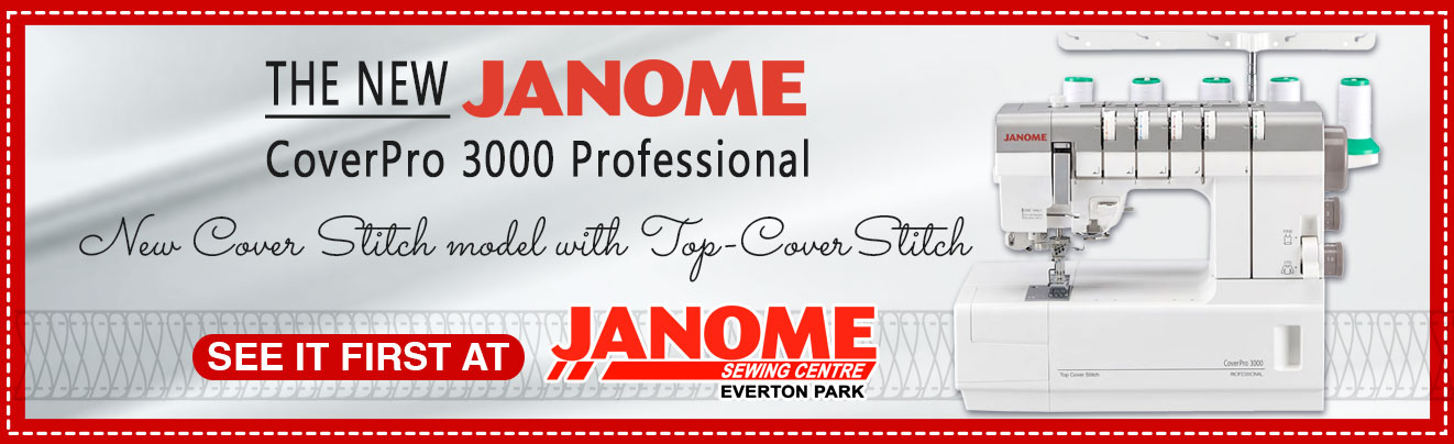 Janome CoverPro 3000P - The latest in cover stitch technology