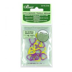 Clover Stitch Markers Triangle M