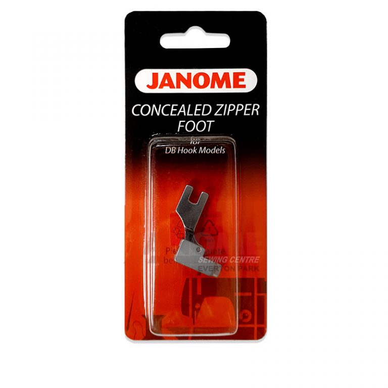 Janome Concealed Zipper Foot for HD9, 1600P Series Janome Sewing