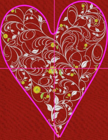 Ample Floral Library of emrbodiery stitches and infills