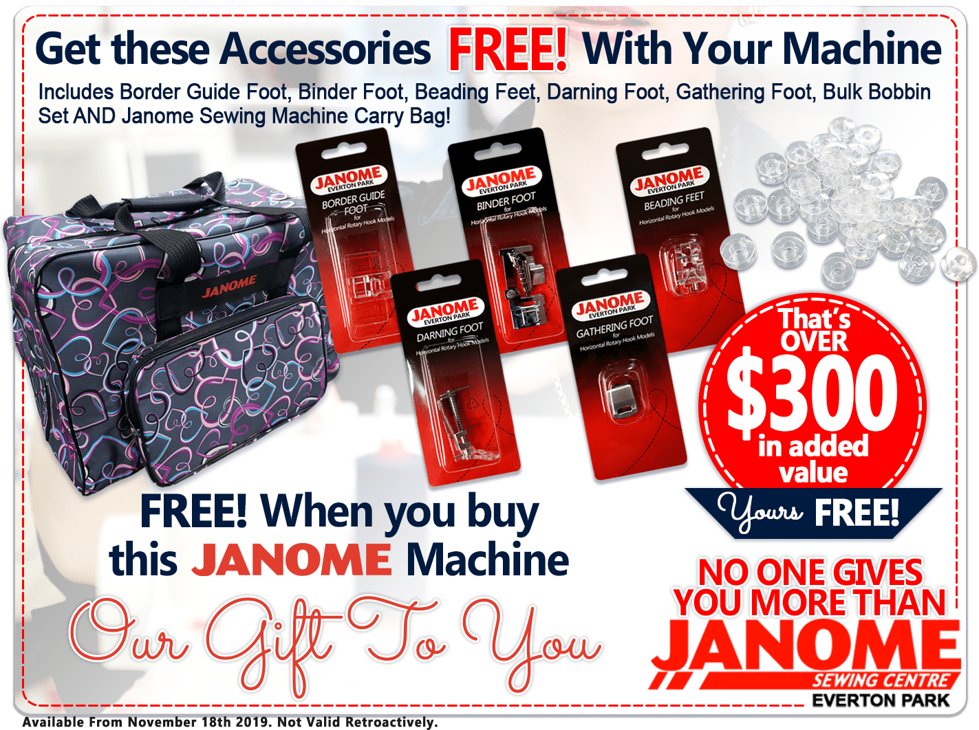 Janome DC2150 Sewing Machine Janome Sewing Centre Everton Park