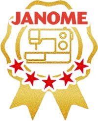 Awarded Janome's Most Trusted Dealership for Excellent Customer Service 