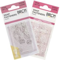 Birch Plastic Snap Fasteners