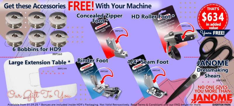 This incredible machine comes with these amazing bonuses
