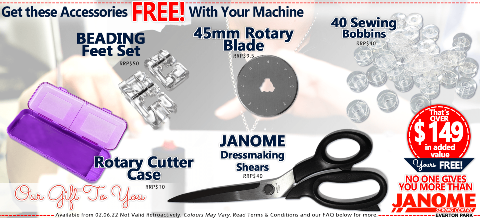 Janome MyExcel 18W Heavy-Duty Sewing Machine - Exclusive Free Gift