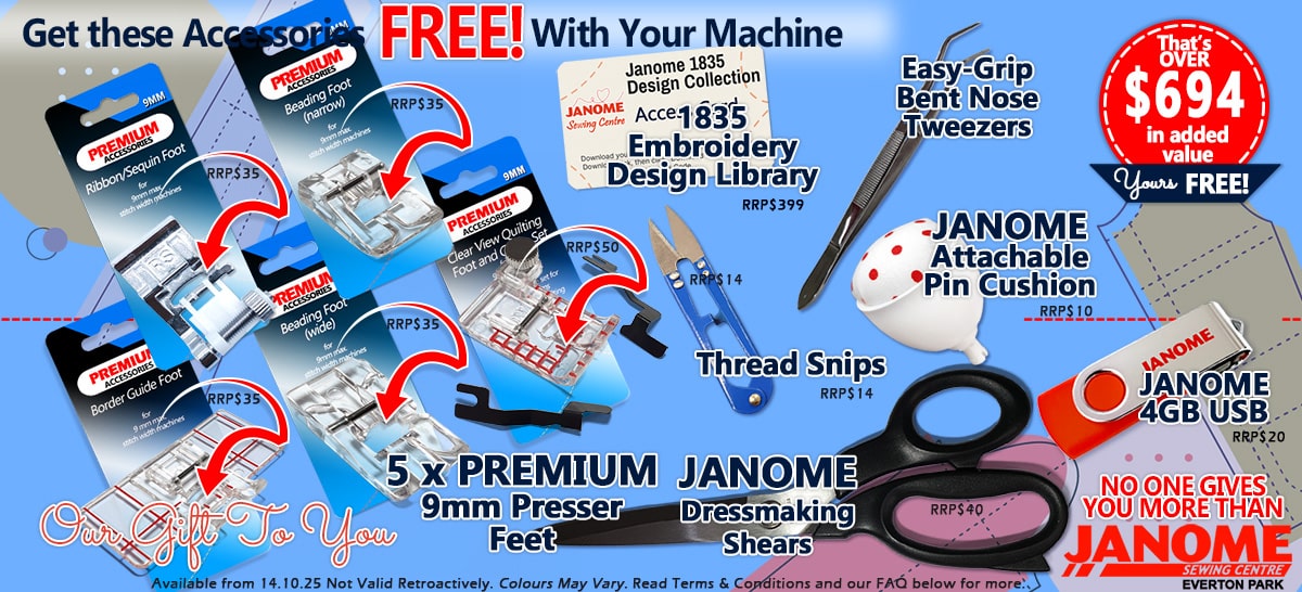 This incredible machine comes with these amazing bonuses