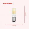 Bright Sew LED Light Bulb Dimensions