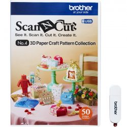 Brother Scan N Cut Paper Craft Pattern Collection USB