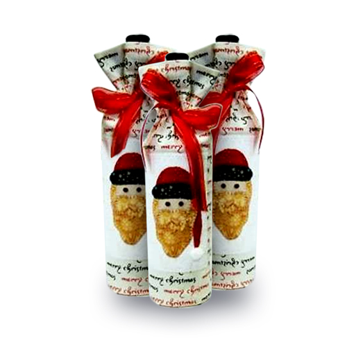 How to make your Crhistmas Wine Gift Bag with your sewing machine