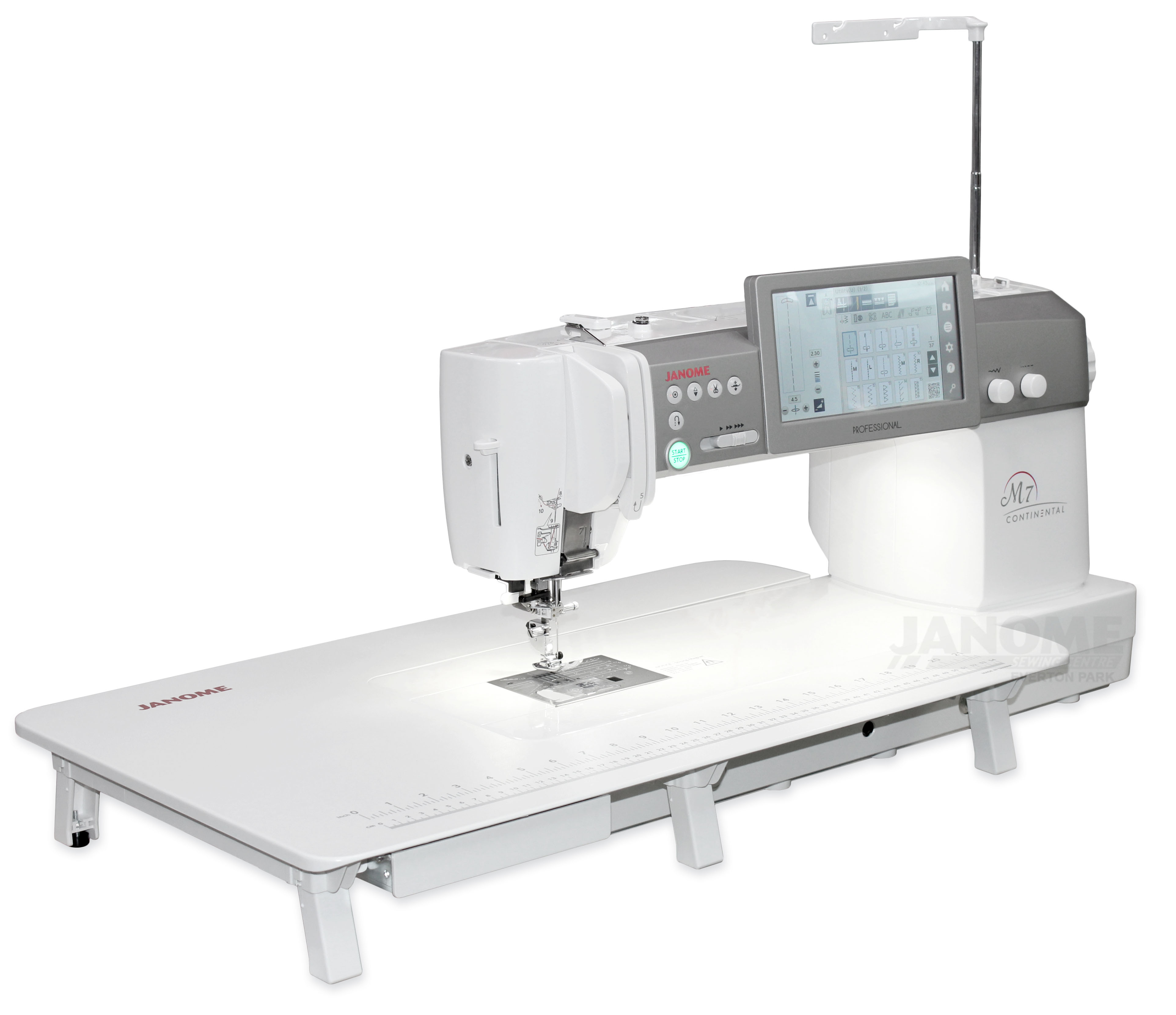 Janome Continental M7 Professional Quilting Machine Huge Workspace Long
