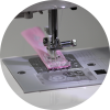 Closeup of the Janome DC2050 sewing
