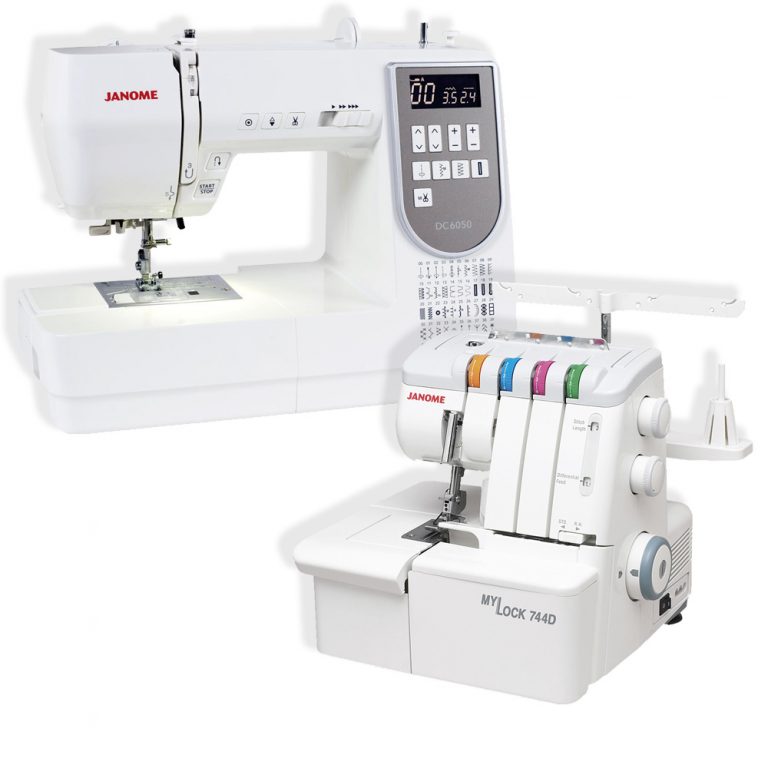 744D and DC6050 Combo Janome Sewing Centre Everton Park