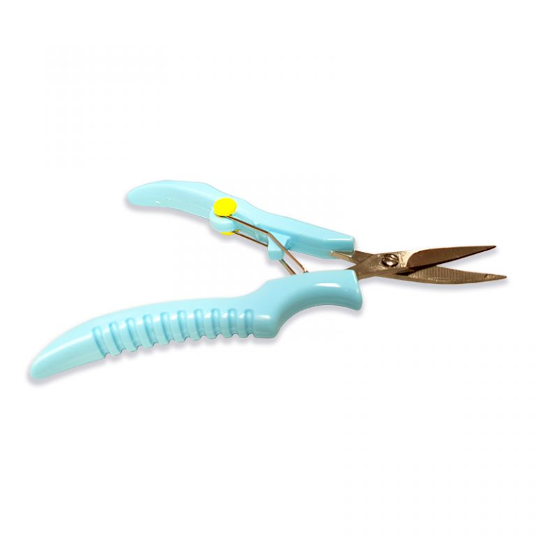 Squeeze Scissor Snips Blue - Janome Sewing Centre Everton Park