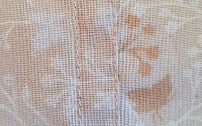 Close up of a Flat Felled Seam