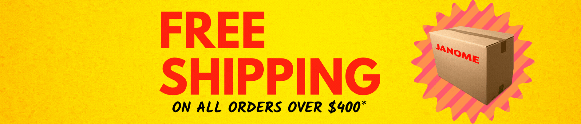 Free Shipping on Most sewing machine orders!