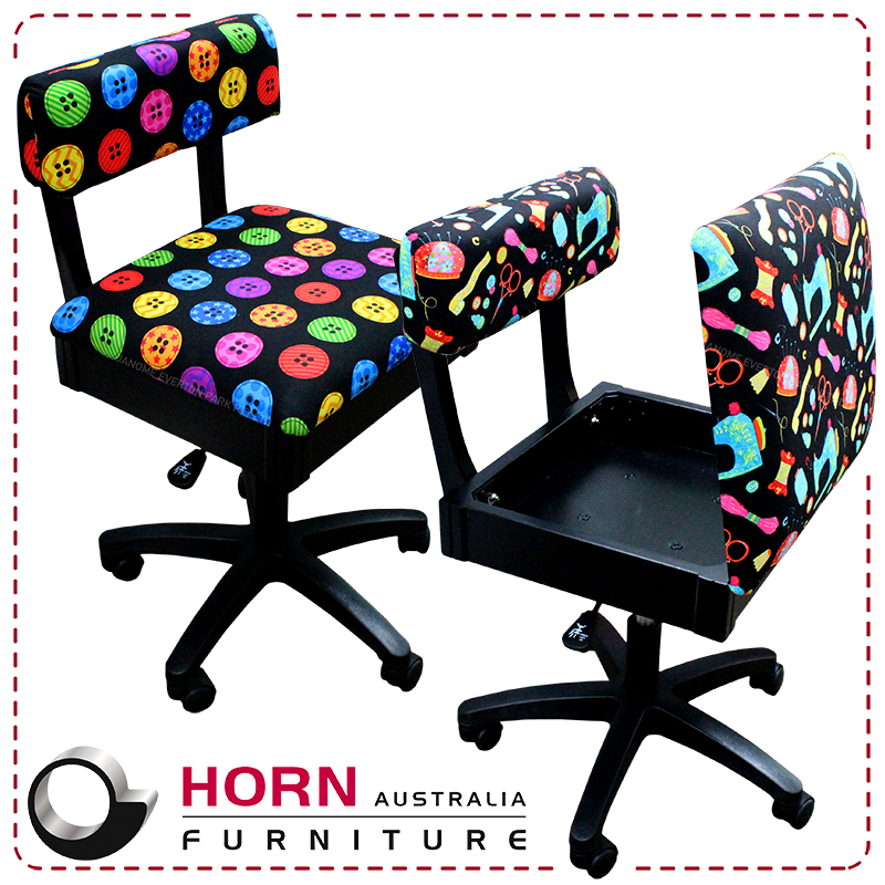 Horn Gaslift Sewing Chair