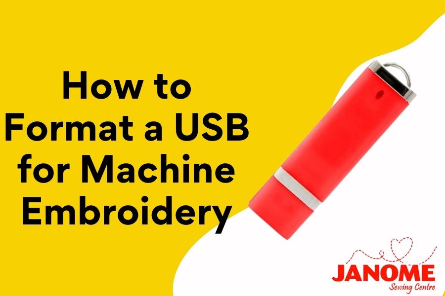 How to Format a USB for Machine Embroidery