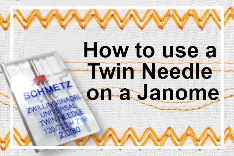 How to Use a Twin Needle on a Janome