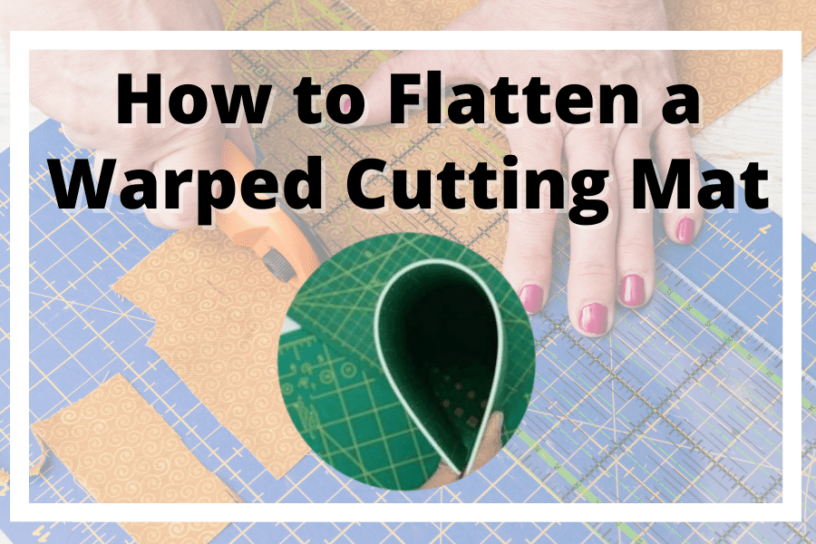 How to Flatten a Warped Cutting Mat Janome Sewing Centre Everton Park