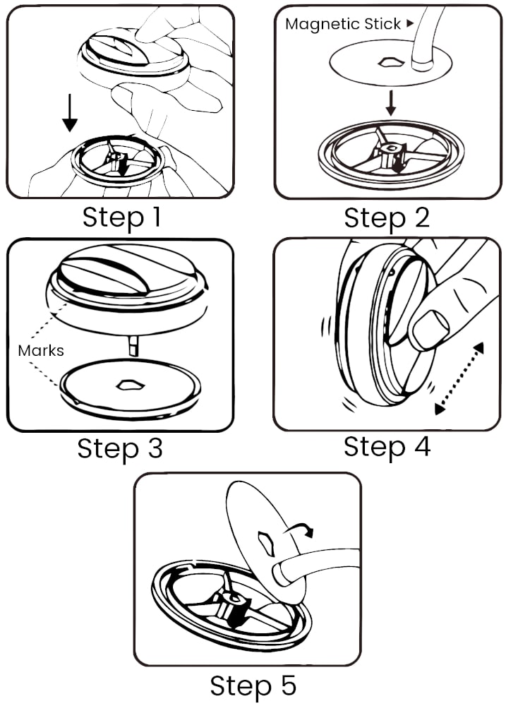 Universal Rotary Blade Sharpener Suits Most Rotary Cutters