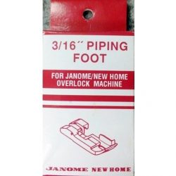 Genuine Janome 3/16" Piping Foot (200-220-107)
