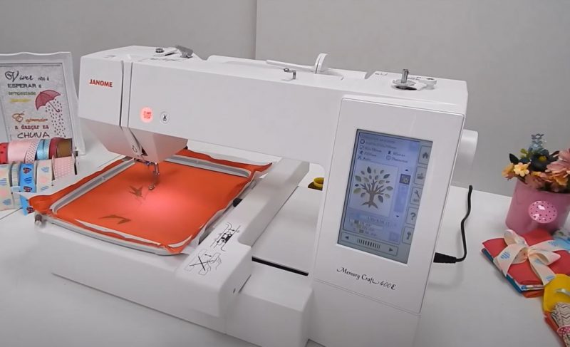 Janome Embroidery Machine Set up