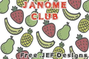 Janome Club Banner - Fruit Salad