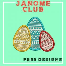 Janome Club - Easter Eggs
