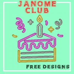 Janome Club - Neon Party Designs