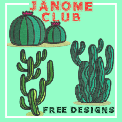 Desert Cactus - Free .jef Embroidery Designs