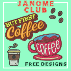 Coffee Appreciation - Free .jef Embroidery Designs