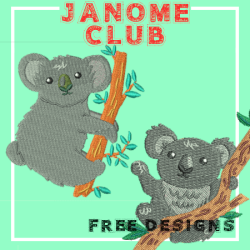 Koala - Free .jef Embroidery Designs