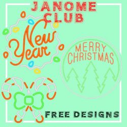 Janome Club Product - Xmas