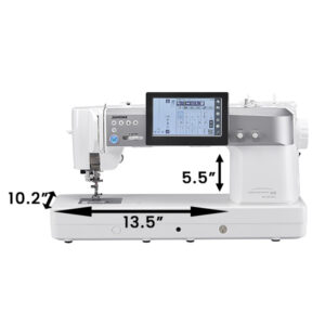 Janome Continental CM8 Sizes