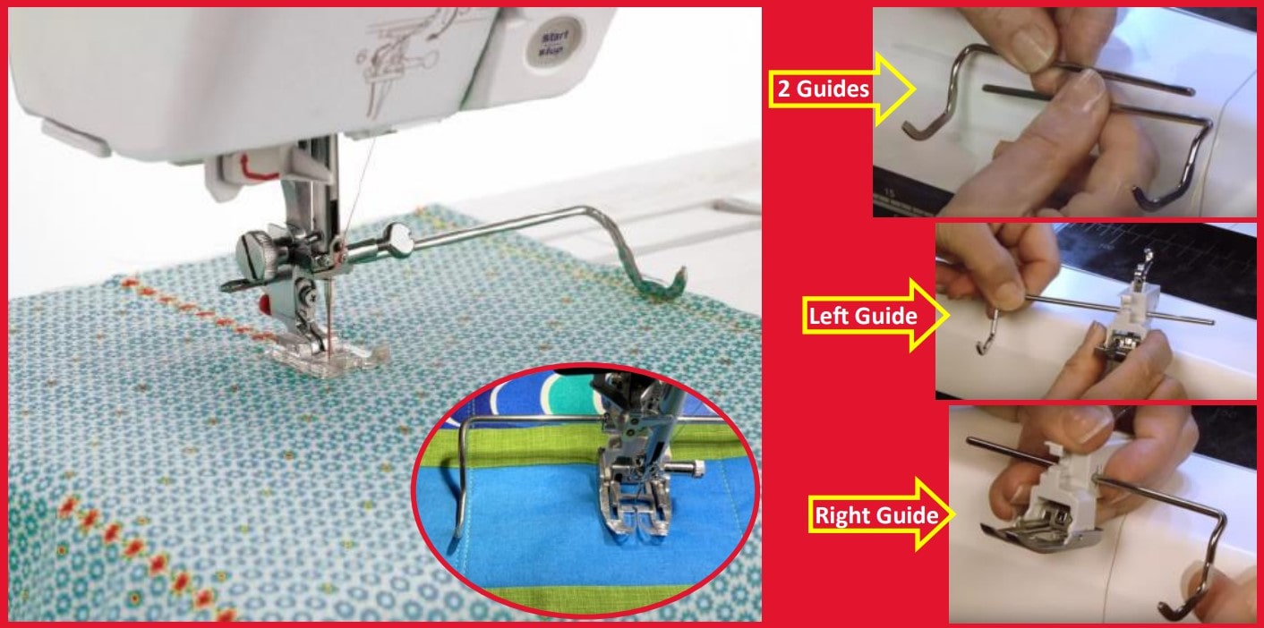 Janome Accessory of the Month Long Quilting Guide Bar Set Janome Sewing Centre Everton Park