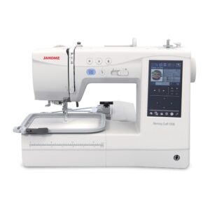 Janome MC1000 Sewing & Embroidery Machine in Embroidery Mode
