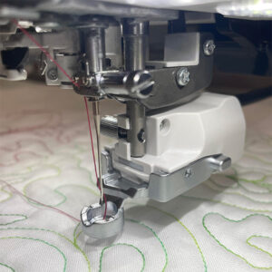 Janome MC9480 with the ASR Ruler Foot Attached